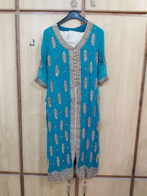 Heavy Embroidery Pure Chiffon Suit & Dupatta 6