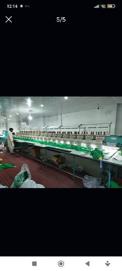 Tajima TFGN and D MODEL FOR SALE 20 HEADS 2 MACHINES