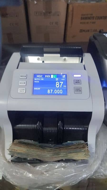 latest Cash bank fake note counting machine,Mix value Pakistan Brand. 1 11