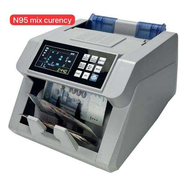 latest Cash bank fake note counting machine,Mix value Pakistan Brand. 1 12