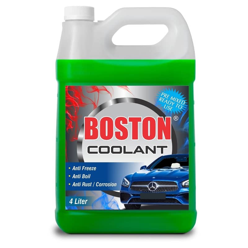 4 LITER, BOSTON COOLANT, ANTIFREEZE, ANTIBOIL, ANTIRUST, READY TO USE. 0