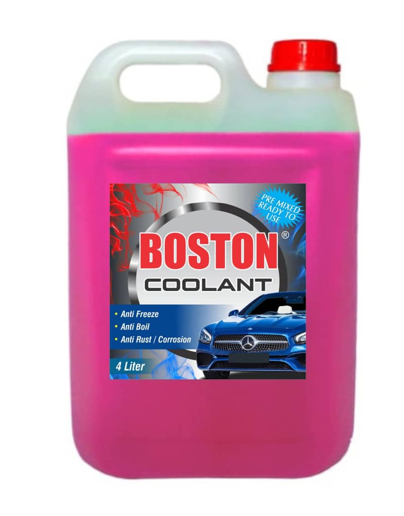 4 LITER, BOSTON COOLANT, ANTIFREEZE, ANTIBOIL, ANTIRUST, READY TO USE. 1
