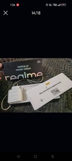 REALME GT MASTER EDITION with box and original charger fresh condition