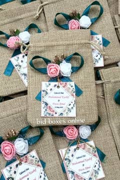 Nikkah bid boxes