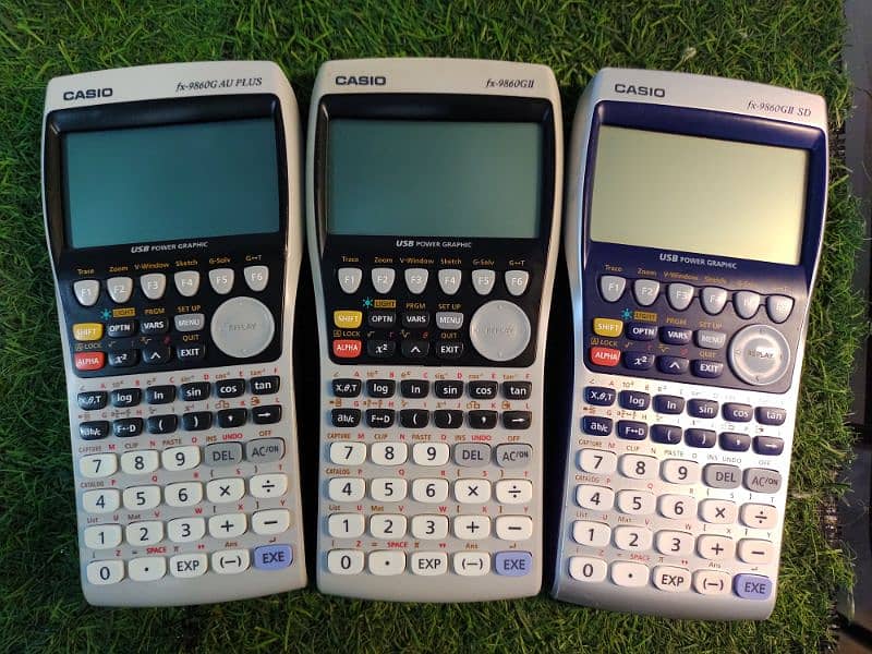 CASIO PROGRAMMABLE FX-9860GII SD GRAPHIC CALCULATORS USA IMPORTED 9