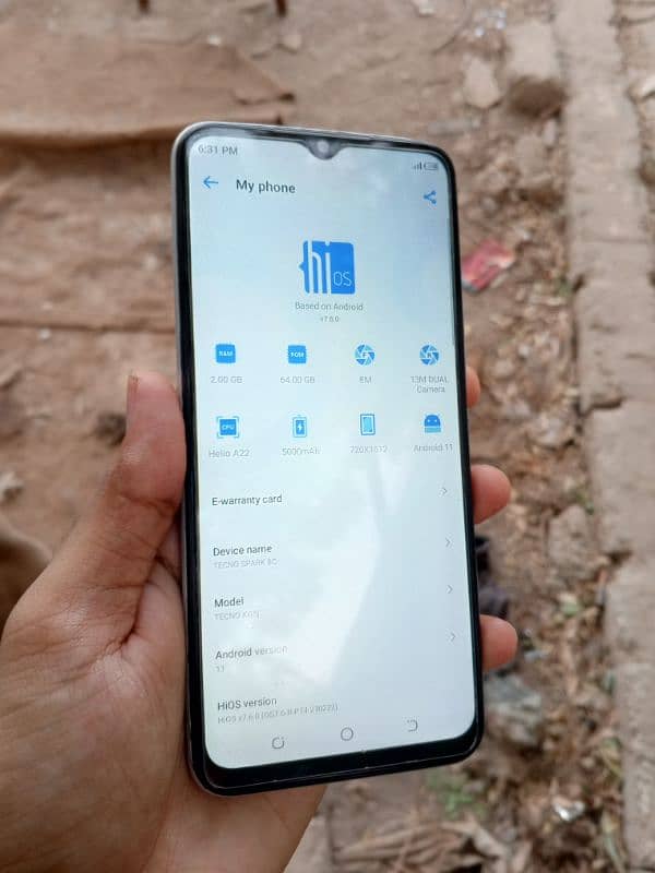 Tecno spark 8c for sale with box condition 10/10 all okay. 9