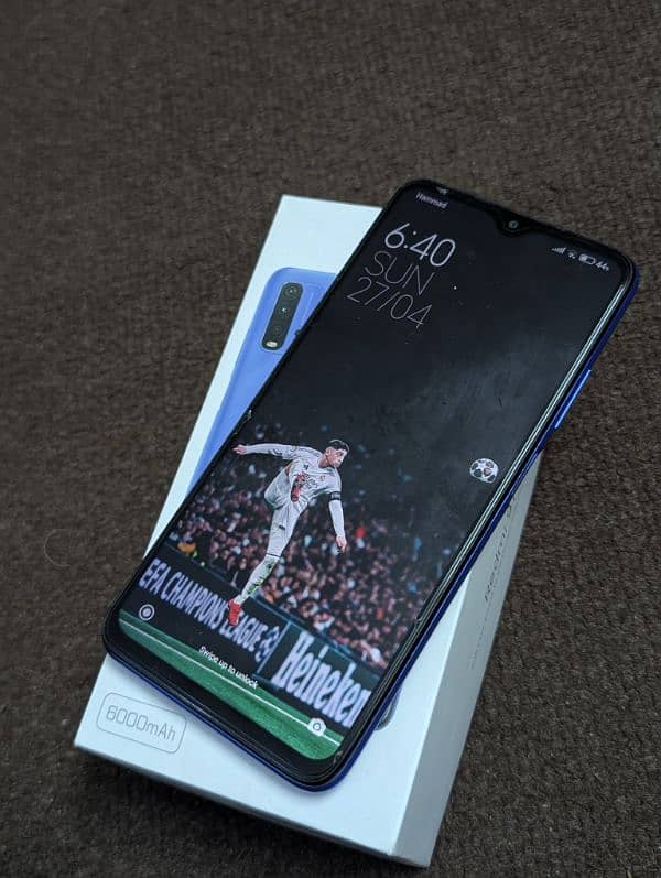 Redmi 9t 6/128 | Box with original charger + 2 back covers 3