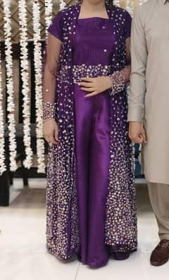 Elegant Purple Party Dress – Ready to Wear!