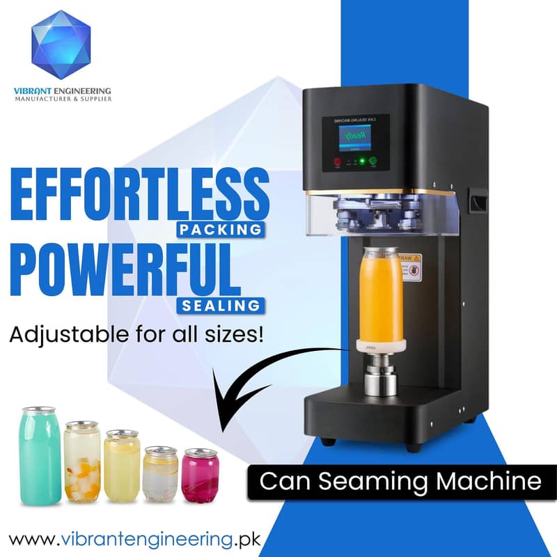 Intelligent Can Seamer Machine | Pet Can Sealing Machine | Coffee 0