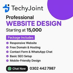 Affordable & Professional Website Design Services Starting at 15,000