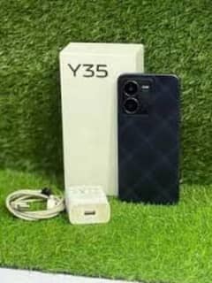 VIVO Y35 8+8 128 dual sim with box official  pta approved