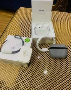 Box packed airpods pro 2 + with free silicon case