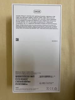 iphone 11 white 64 GB Non PTA