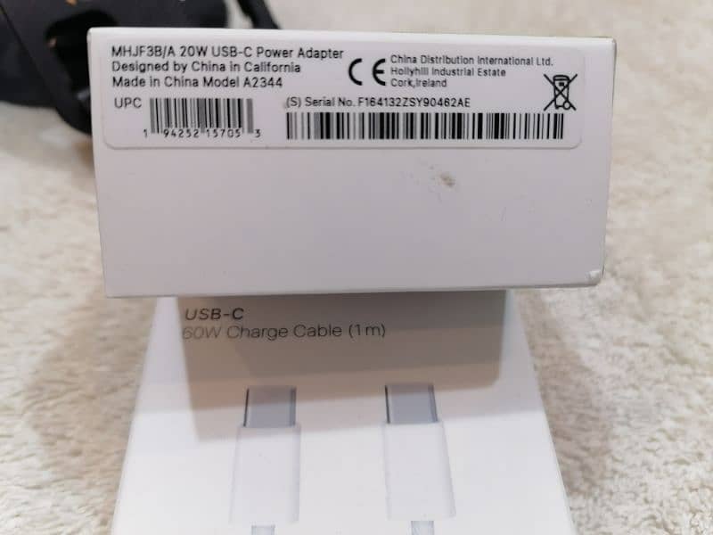 i Phone orignal california 3pin 20w charger with cable 6