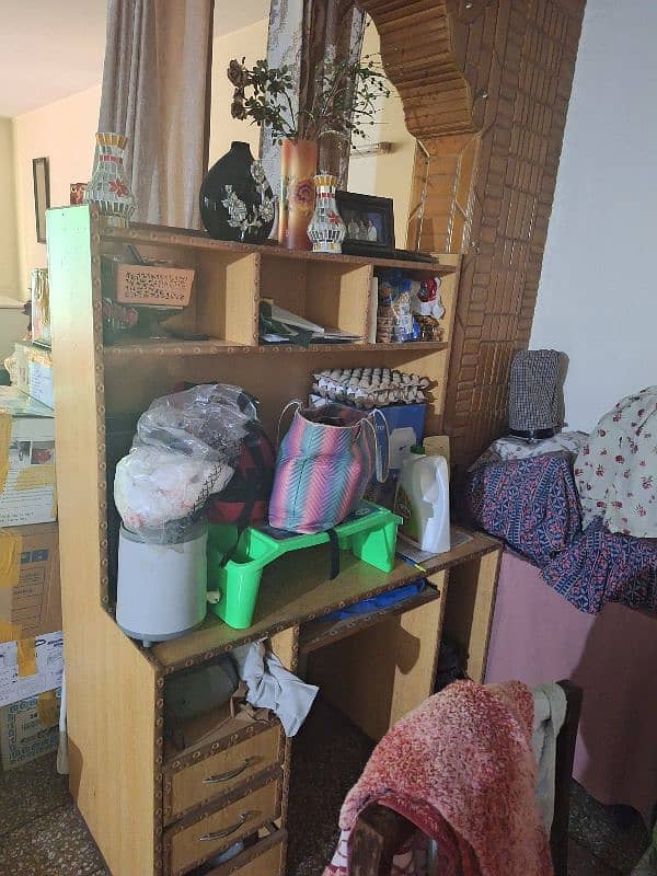Computer Table with Shelf 1