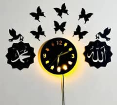 Light wall clock