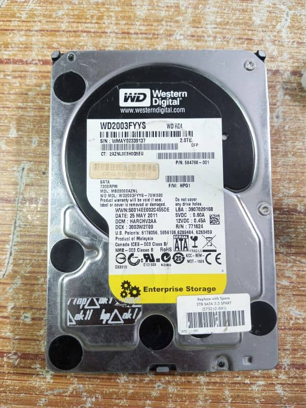 2tb desktop Hard drive WD 2tb hard disk for pc 2Tb hard drive 2Tb 0