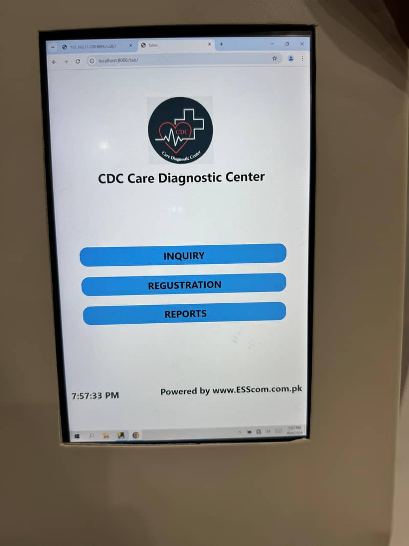 ESSCOM Solution QMS locally made Solution For Hospitals,Banks And all 3