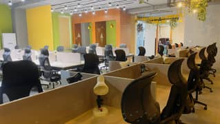 Furnished Office for Rent in Johar Town for (Call center + Software house + Marketing Office & Other Setup as You Want)