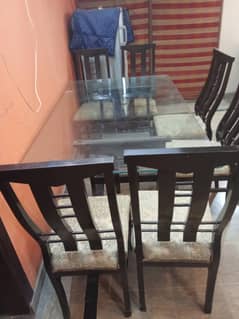 Dinning table 6 chair set