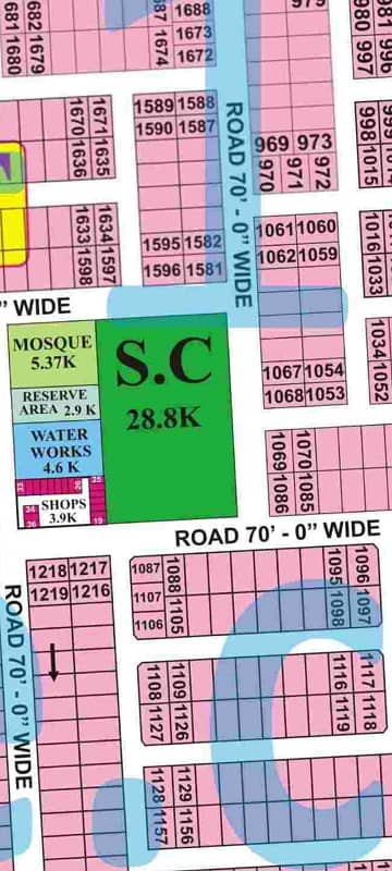 1 KANAL CORNER PLOT FOR SALE IN DHA PHASE 8 T BLOCK 1