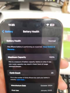 Iphone 16 promax dessert jv 256 gb 100 battery health