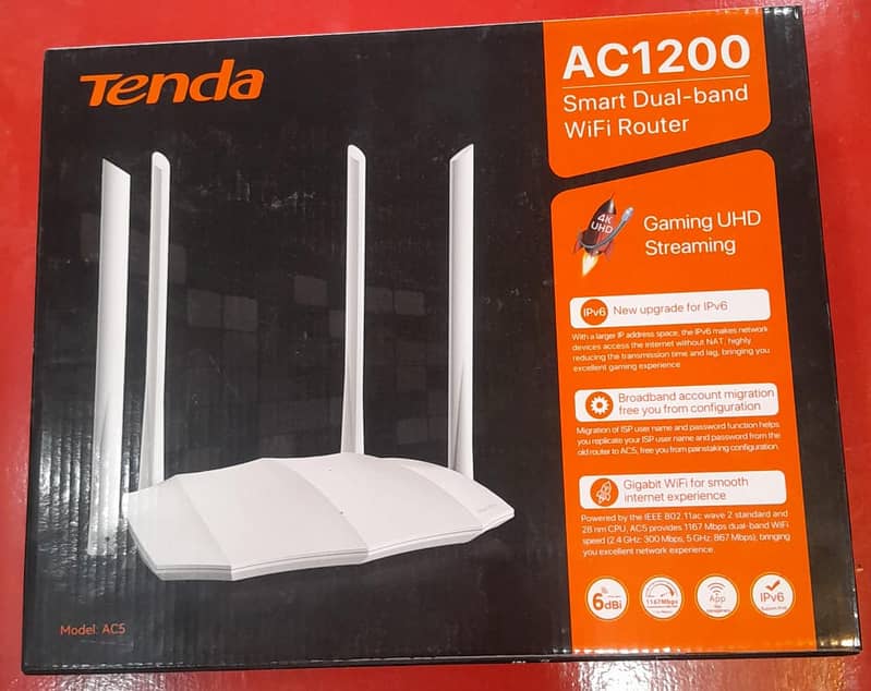 Router/Wifi Router/Tenda AC5 WiFi Router/TP link/Internet Modem 1