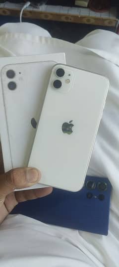 Iphone 11 Dual sim PTA approved 128gb battery helt 85 just face id off