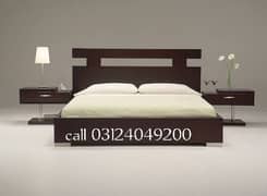 wooden low profile bed call 03124049200