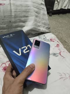 vivo v21 5G 8+4/128 with box only panel change  achy Wala finger work