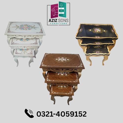 Nesting Table/Serving Table/Nest Set/Coffee Table/Table/ 0