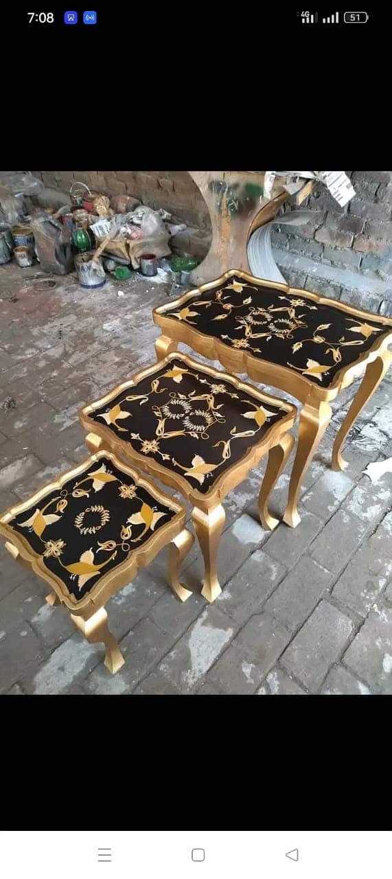 Nesting Table/Serving Table/Nest Set/Coffee Table/Table/ 5