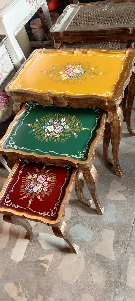 Nesting Table/Serving Table/Nest Set/Coffee Table/Table/ 12