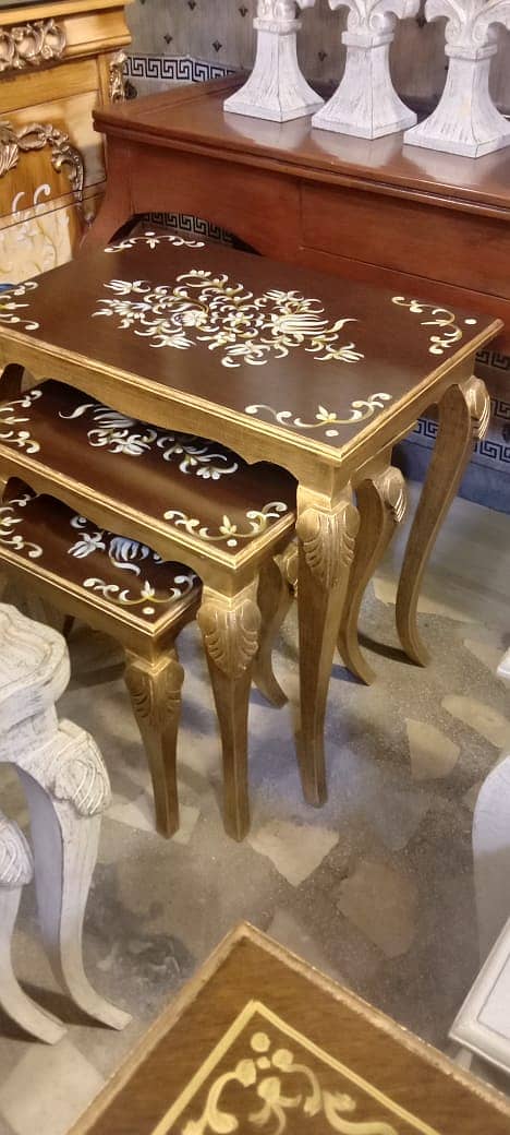 Nesting Table/Serving Table/Nest Set/Coffee Table/Table/ 16