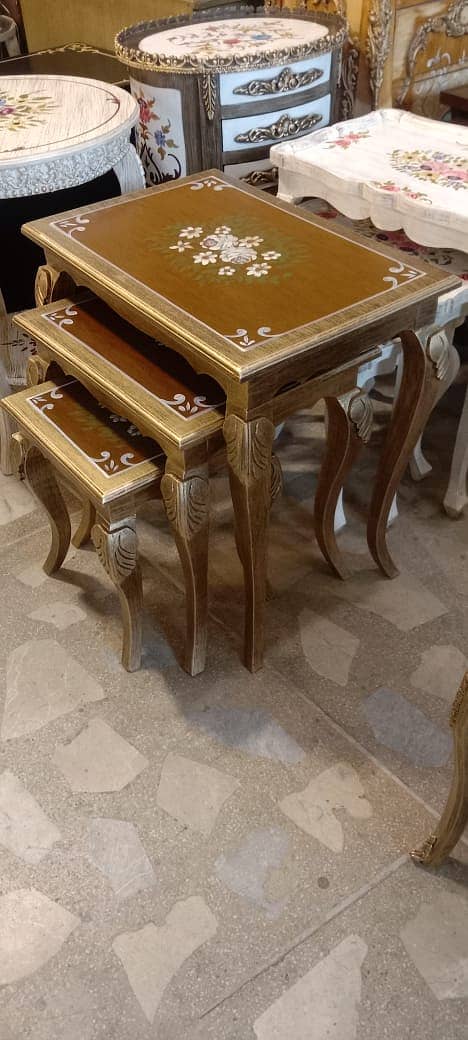 Nesting Table/Serving Table/Nest Set/Coffee Table/Table/ 17