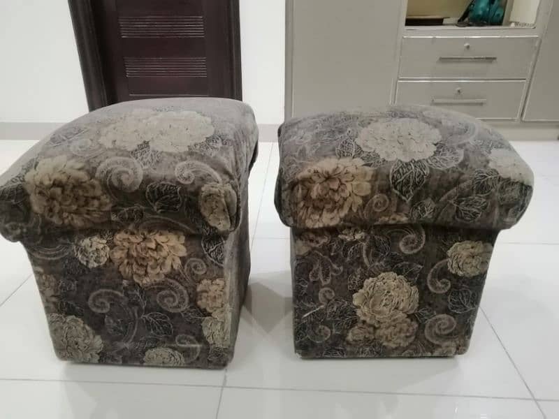 Sofa Stools in Very Good Condition 1