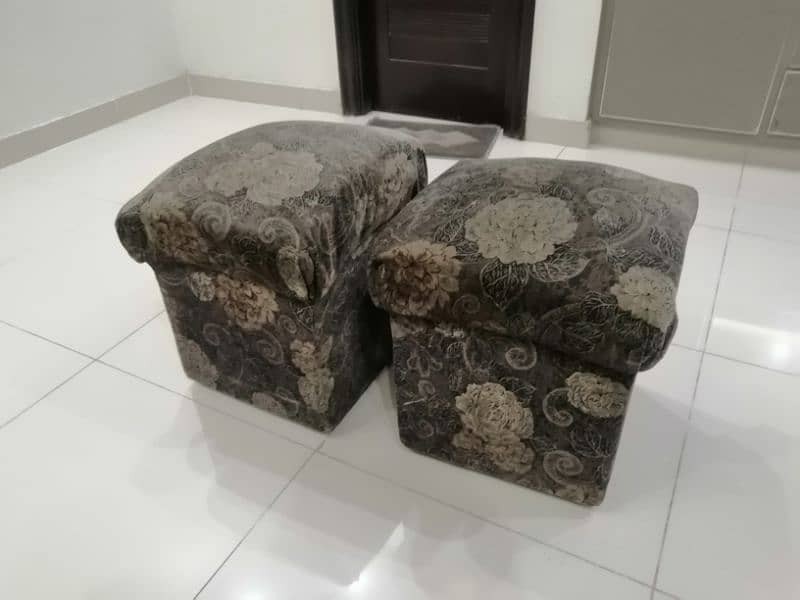 Sofa Stools in Very Good Condition 2