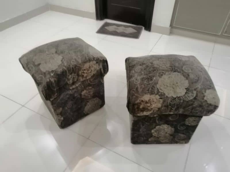 Sofa Stools in Very Good Condition 3