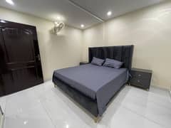 1 Bedroom VIP Full furnish flat per day available in Bahria town Lahore