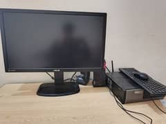 dell i3 2nd generation pc with 27 inch asus hdmi port led