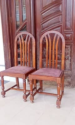 Dinning table with six chairs