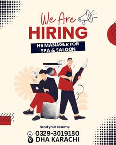 Hiring HR manager / human resource / hiring staff / female HR manager