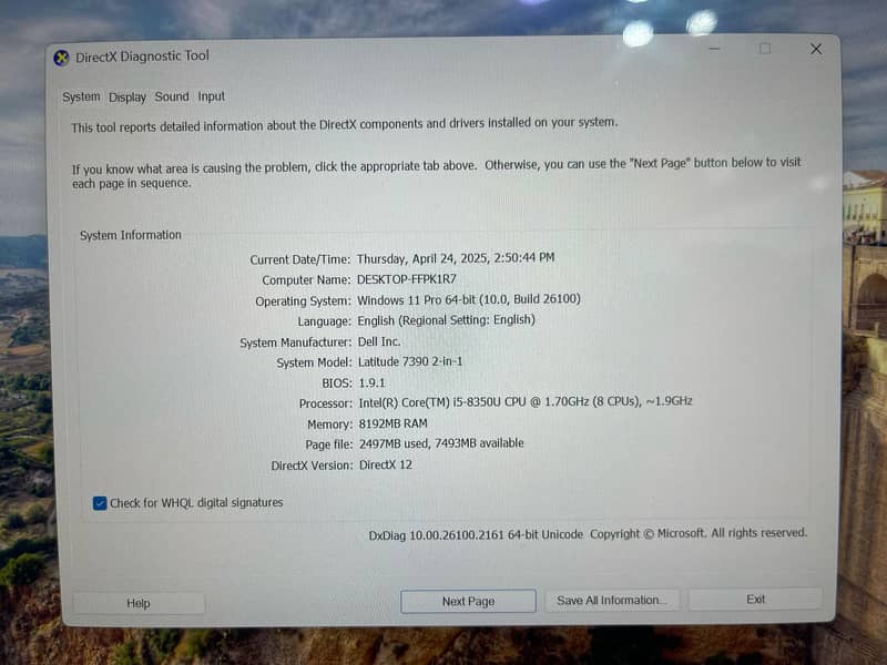Dell Latitude 7390 2-in-1 (Touch Screen) 0322-8832611 12
