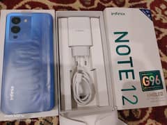 Infinix note 12 full box 10by10 8.8. 16.128