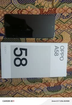 oppo A58 8/128GB urgent sale