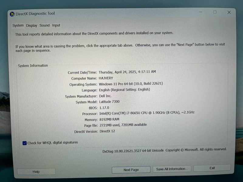 Dell Latitude 7300  i7 8th Gen (0322-8832611) 11