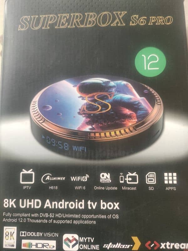 LCD plus Android SUPER BOX S6 PRO 0