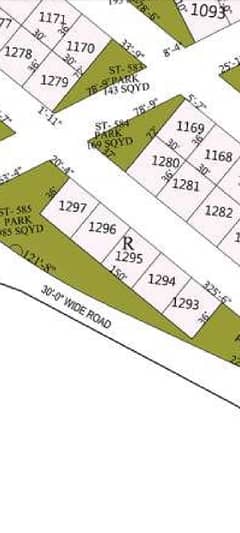 West Open Park Facing Plot For Sale In Block M