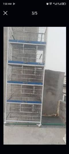 5 portion cage for sale everything is ok  Location Lahore  03224270351