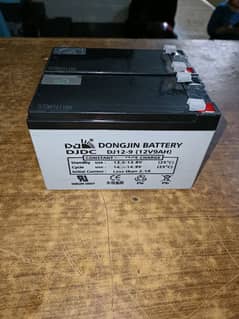12V 9AH Dongjin DJ DC Dry Battery